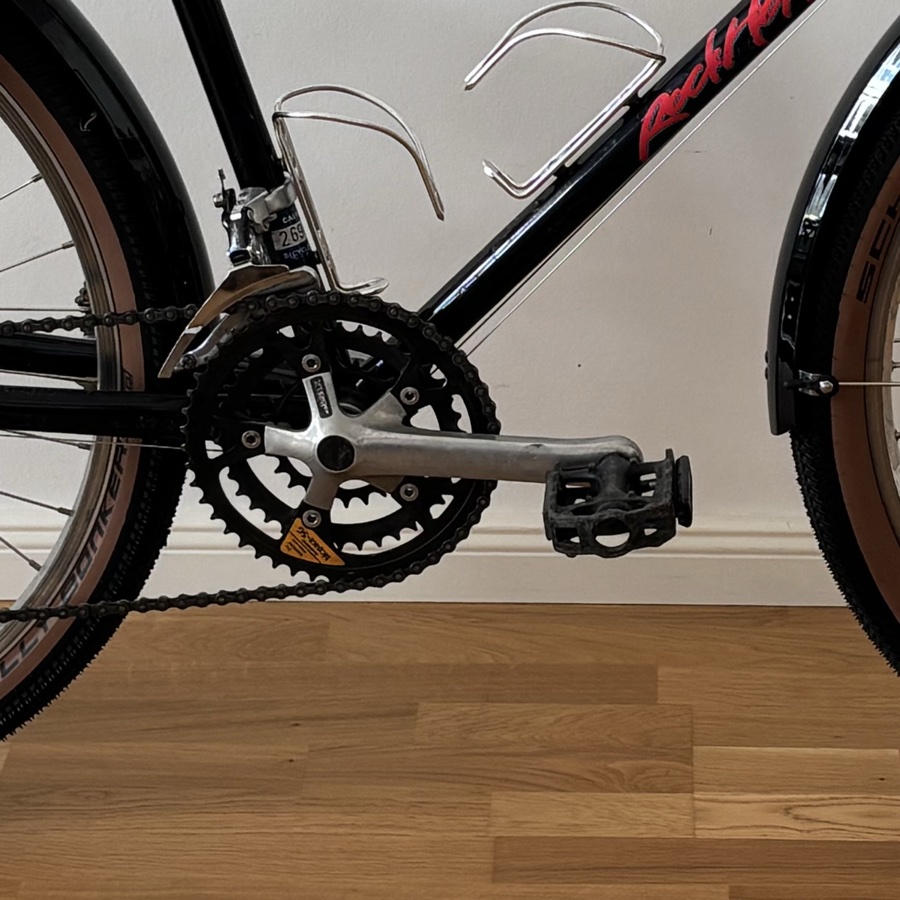 Pedal on crank
